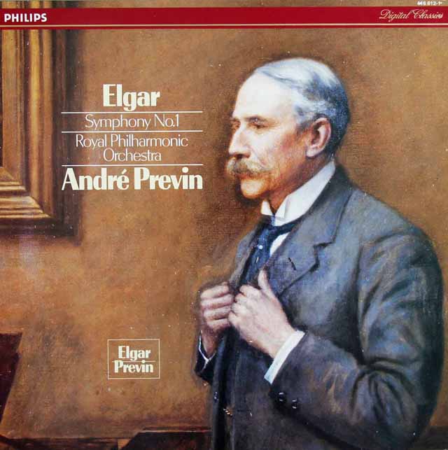 プレヴィンのエルガー/交響曲第1番　蘭PHILIPS　3499　LP レコード
