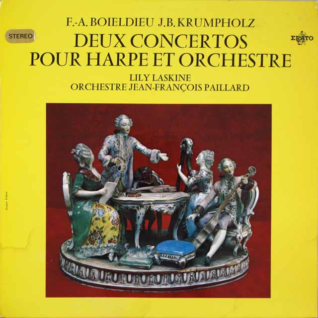 【特価】　ラスキーヌ、パイヤール/ハープ協奏曲集　仏ERATO　3794　LP レコード
