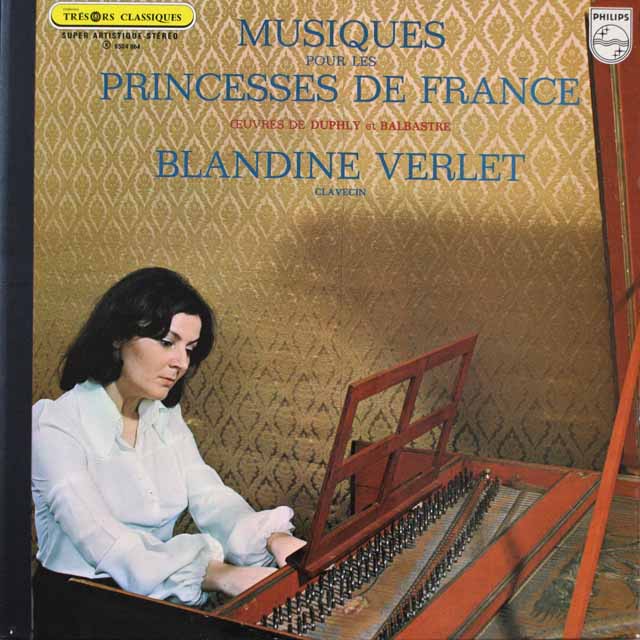 ヴェルレ/フランスのプリンセスのための音楽  仏PHILIPS  2631　LP レコード