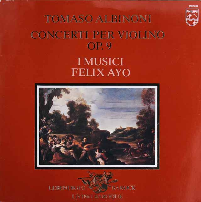 アーヨ、イ・ムジチのアルビノーニ/12の協奏曲集より　蘭PHILIPS　3631　LP レコード