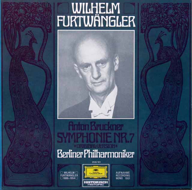 フルトヴェングラーのブルックナー/交響曲第7番　独DGG　3399　LP レコード