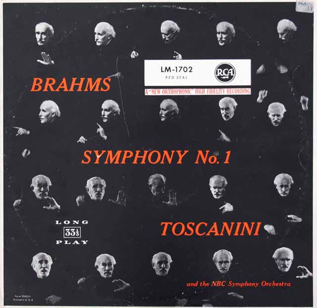 トスカニーニのブラームス/交響曲第1番　独RCA　3034　LP レコード