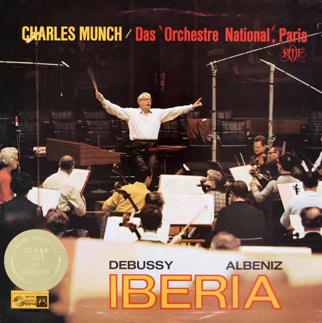 ミュンシュのドビュッシー&アルベニス/「イベリア」　独Concert Hall　3031　LP レコード