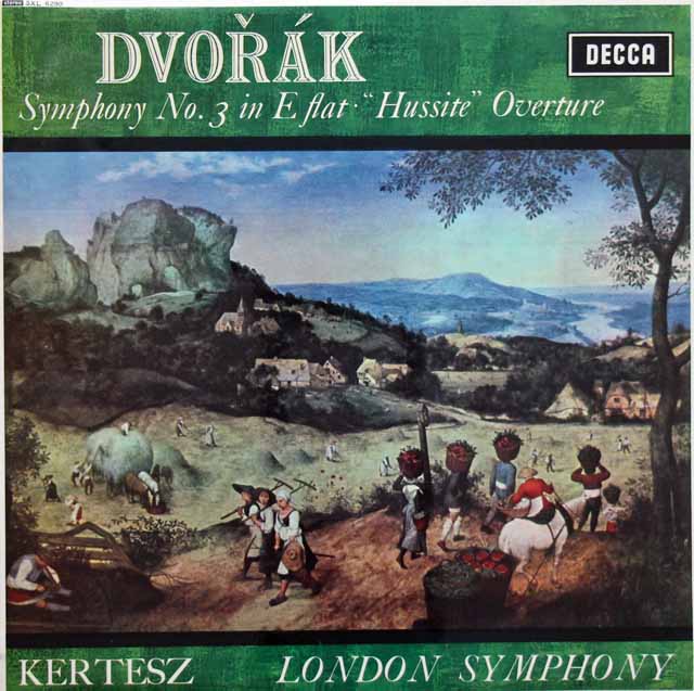 ケルテスのドヴォルザーク/交響曲第3番ほか　英DECCA　3393　LP レコード