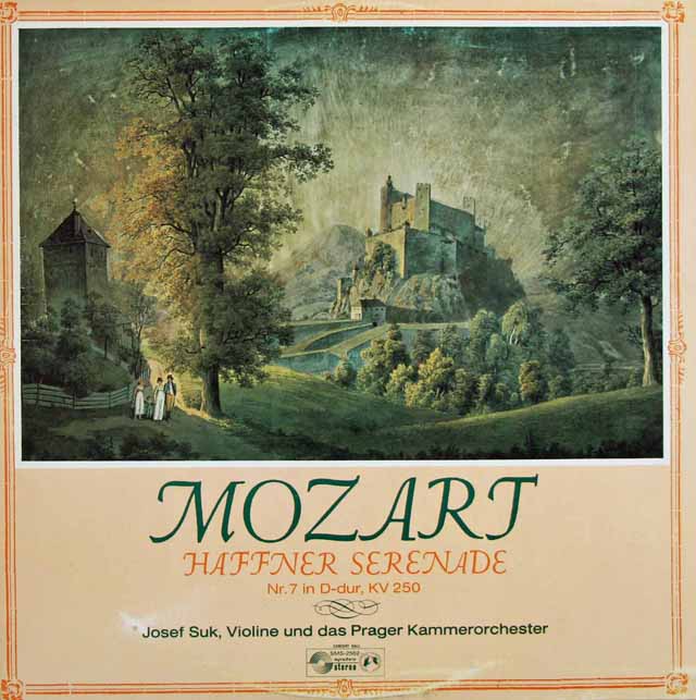 スークのモーツァルト/セレナーデ第7番「ハフナー」　独Concert Hall　3031　LP レコード