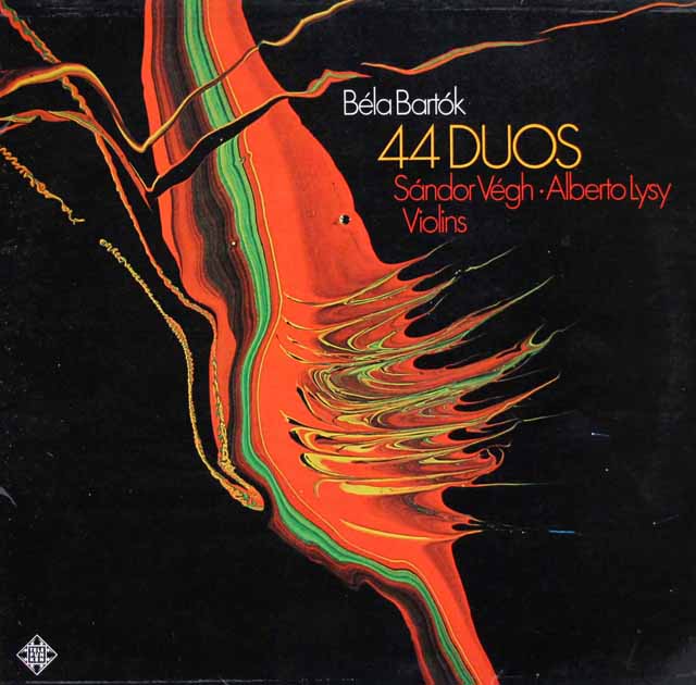 ヴェーグ、リジーのバルトーク/二重奏曲　独TELEFUNKEN　3732　LP レコード