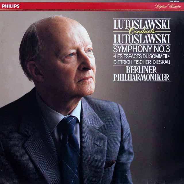 ルトスワフスキの自作自演/交響曲第3番&眠りの空間　蘭PHILIPS　3399　LP レコード