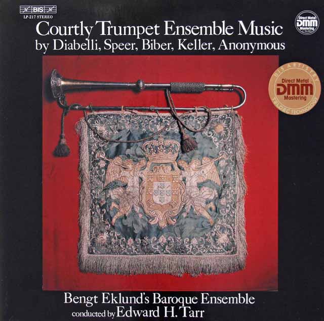 タール、ベンクト・エクランド古楽アンサンブルの宮廷風トランペット・アンサンブル集　独BIS　3734　LP レコード