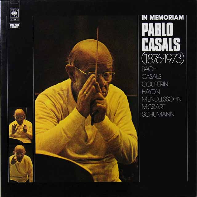 カザルス名演集　英CBS  2702　LP レコード