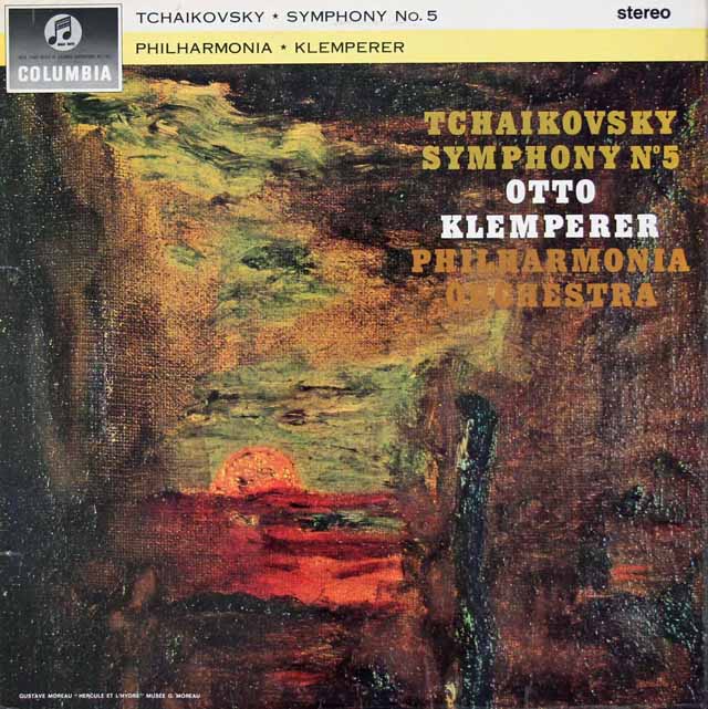 クレンペラーのチャイコフスキー/交響曲第5番　英Columbia　3034　LP レコード
