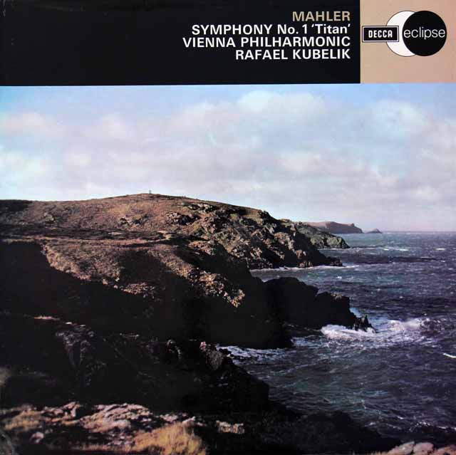 クーベリックのマーラー/交響曲第1番「巨人」　英DECCA　3633　LP レコード