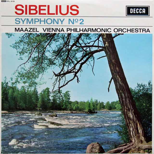 マゼールのシベリウス/交響曲第2番　英DECCA　3005　LP レコード