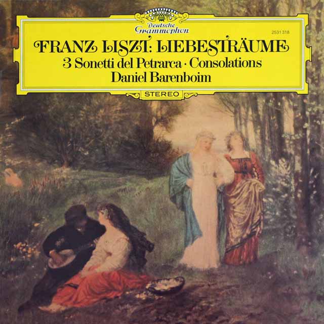 バレンボイムのリスト/「愛の夢」ほか　独DGG　3285　LP レコード