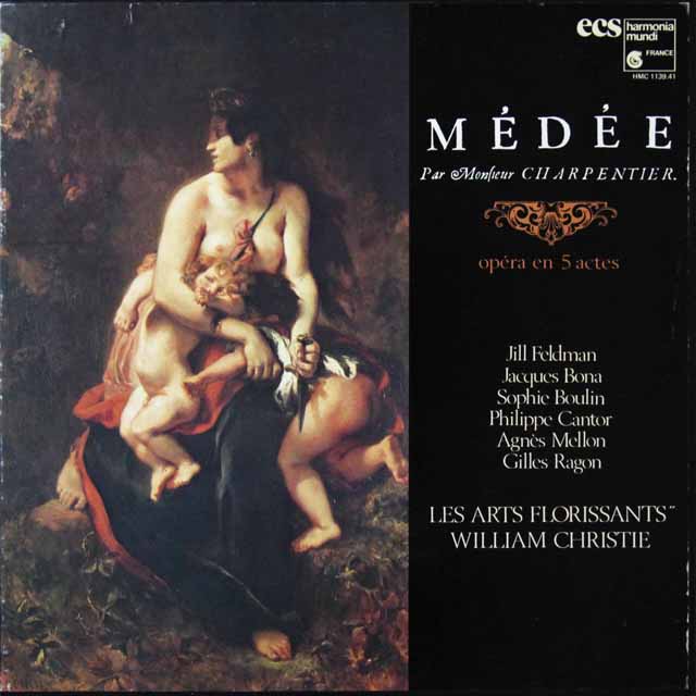 クリスティのシャルパンティエ/「メデ（メデア）」全曲　仏HM　3593　LP レコード