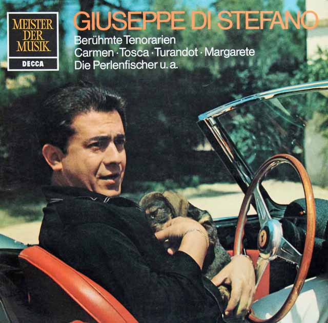 ディ・ステファーノのオペラアリア集　独DECCA　3031　LP レコード