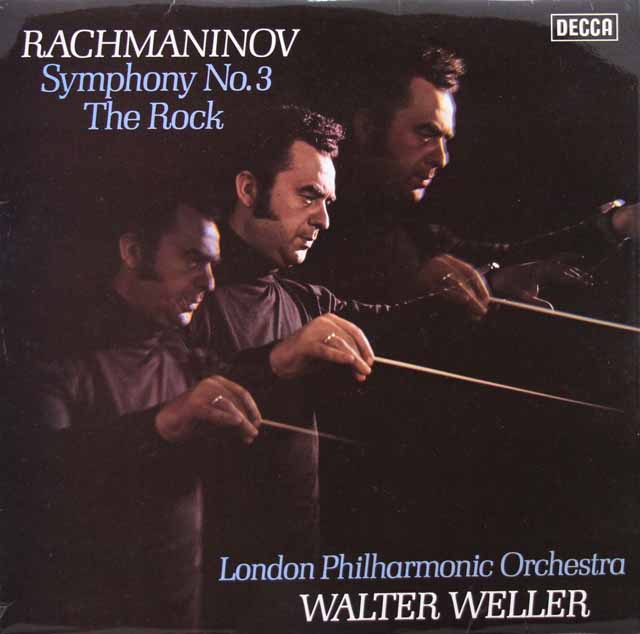 【オリジナル盤】　ウェラーのラフマニノフ/交響曲第3番ほか　英DECCA　3005　LP レコード