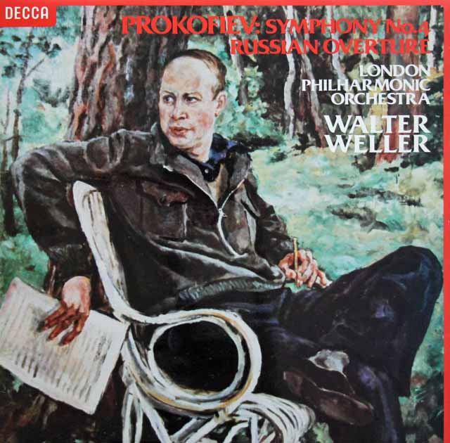 【オリジナル盤】　ウェラーのプロコフィエフ/交響曲第4番ほか　英DECCA　3005　LP レコード