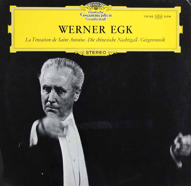 エックの自作自演/「聖アントニウスの誘惑」ほか　独DGG　3634　LP レコード