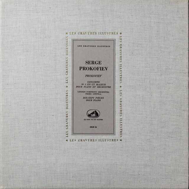 プロコフィエフの自作自演/ピアノ協奏曲第3番　仏VSM  2702　LP レコード