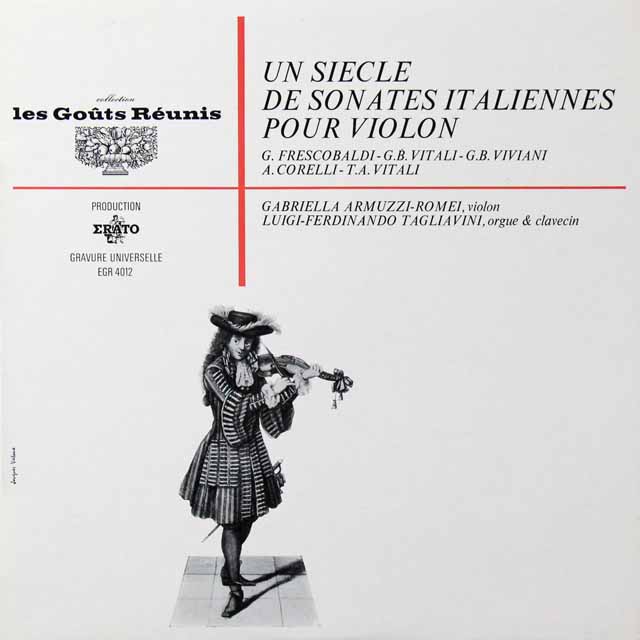 アルムッツィのコレッリらイタリア作曲家によるヴァイオリン作品集　仏ERATO　3221　LP レコード