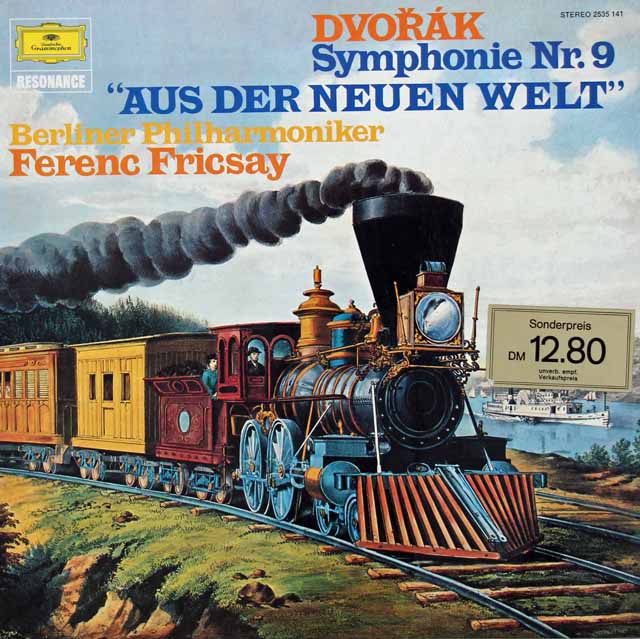フリッチャイのドヴォルザーク/交響曲第9番「新世界より」　独DGG　3034　LP レコード