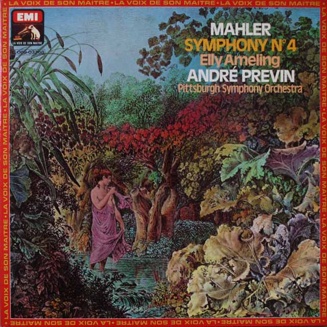 プレヴィン、アメリングのマーラー/交響曲第4番　仏EMI（VSM）　3404　LP レコード