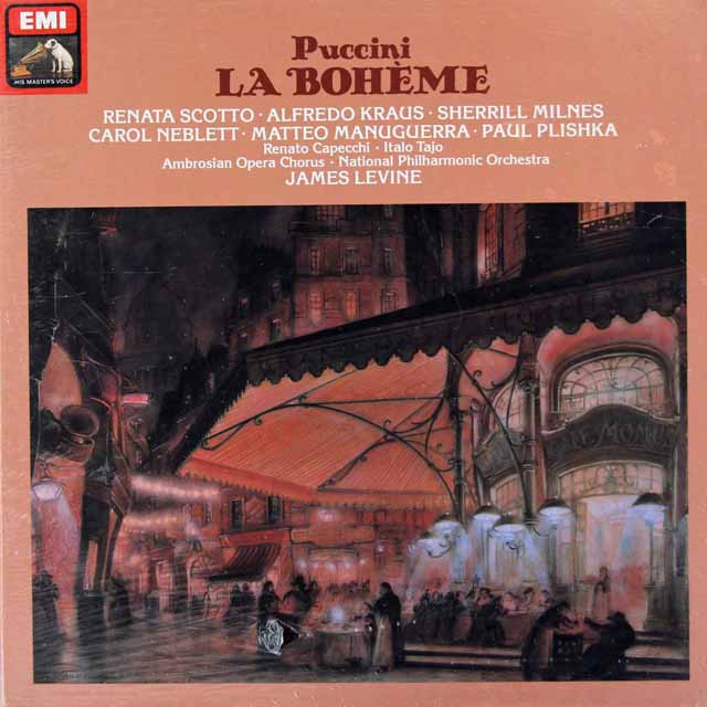 【未開封】　レヴァインのプッチーニ/「ラ・ボエーム」全曲　独EMI　3735　LP レコード
