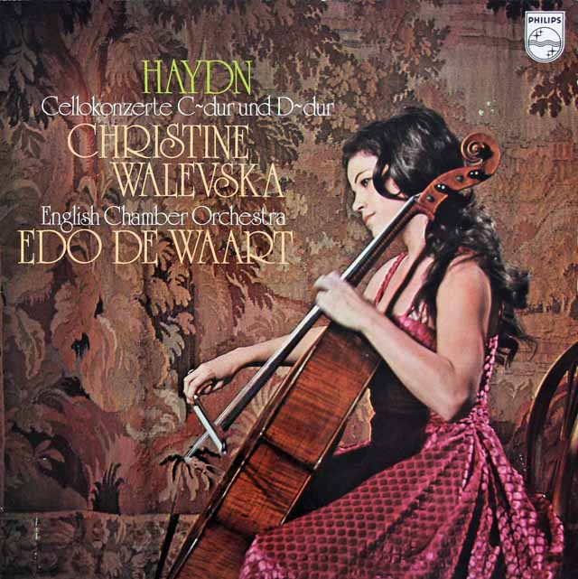 ワレフスカ&デ・ワールトのハイドン/チェロ協奏曲第1&2番　蘭PHILIPS　2932　LP レコード