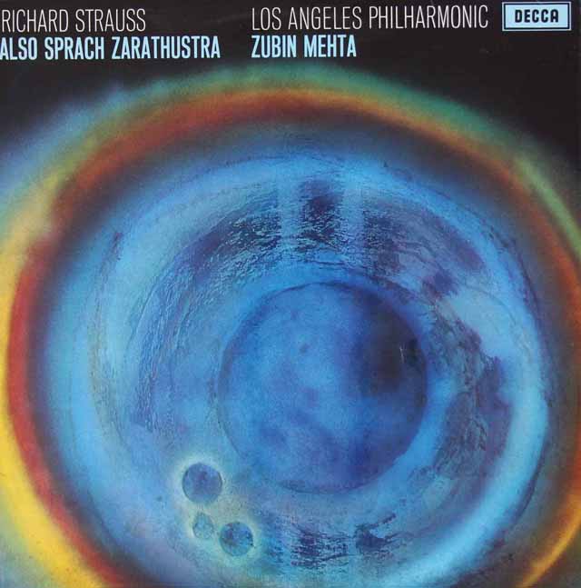 メータのR.シュトラウス/「ツァラトゥストラはかく語りき」　英DECCA　3412　LP レコード