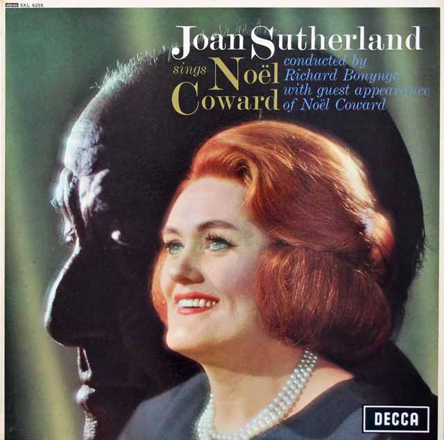 サザーランド、ボニングの、ボニングのノエル・カワード作品集　英DECCA　3898　LP レコード