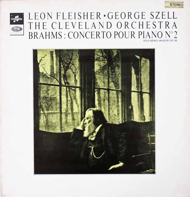 フライシャー、セルのブラームス/ピアノ協奏曲第2番　仏Columbia　3716　LP レコード
