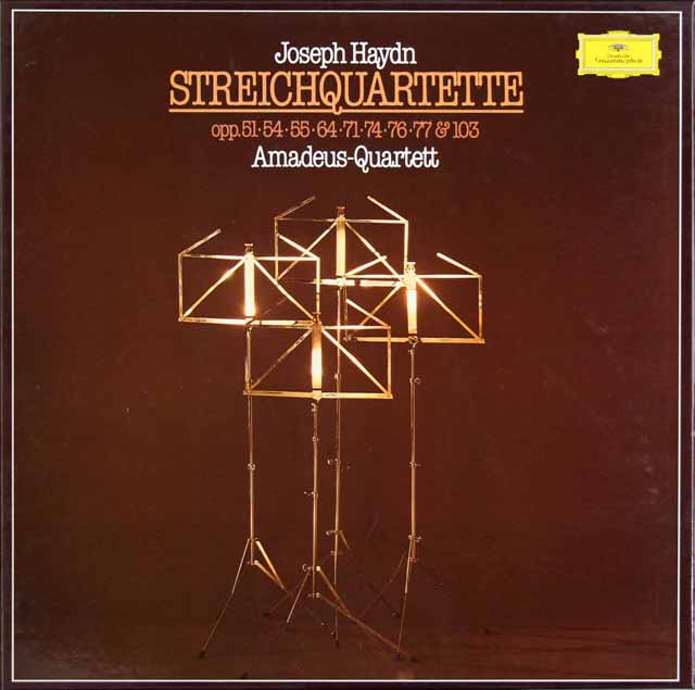 アマデウス四重奏団のハイドン/弦楽四重奏曲集　独DGG　3399　LP レコード