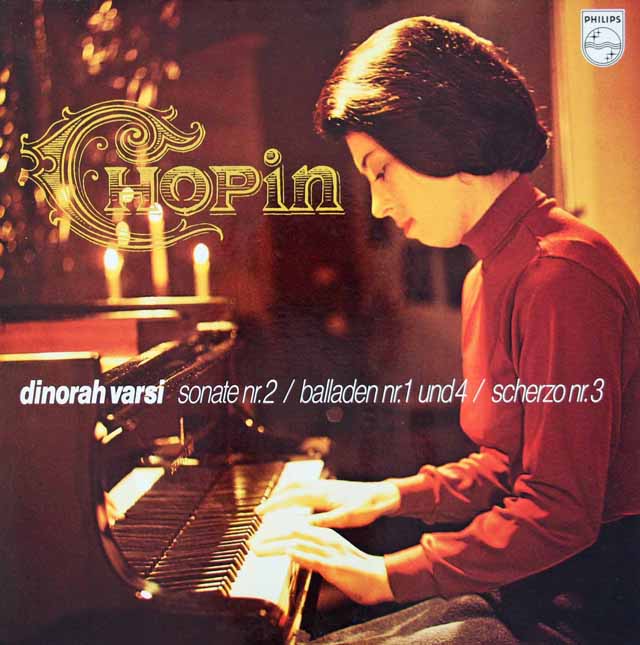 ヴァルシのショパン/ピアノソナタ第2番ほか　蘭PHILIPS　3412　LP レコード