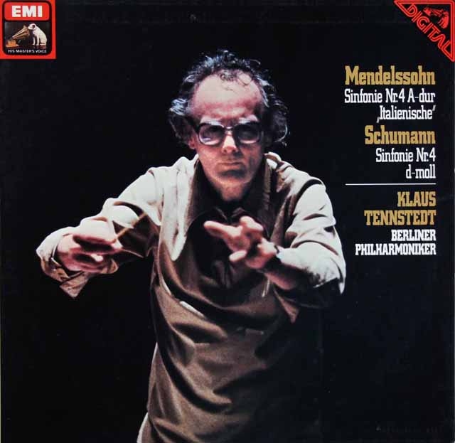 テンシュテットのメンデルスゾーン、シューマン/交響曲第4番　独EMI　3618　LP レコード