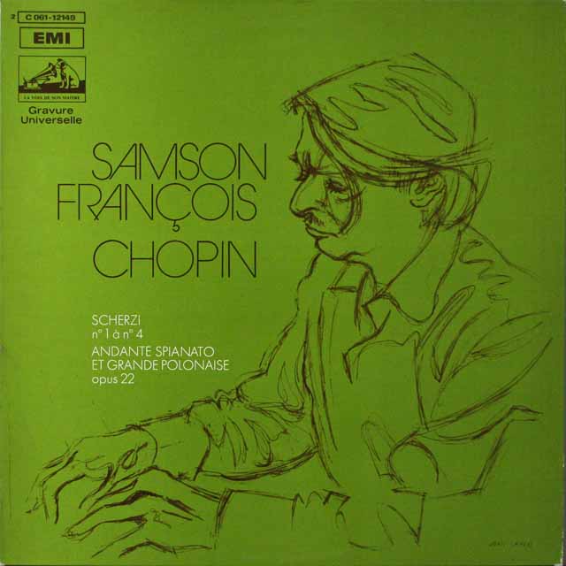 フランソワのショパン/スケルツォ第1~4番  仏EMI(VSM)  2633　LP レコード