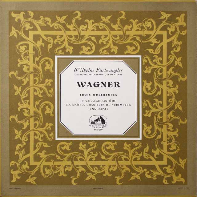 フルトヴェングラーのワーグナー/3つの序曲集 　仏EMI(VSM)　モノラル　3332　LP レコード