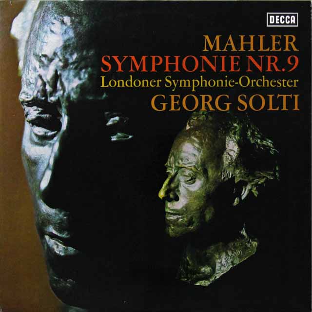 ショルティのマーラー/交響曲第9番　独DECCA  3222　LP レコード