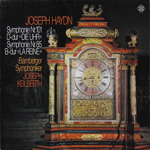 カイルベルトのハイドン/交響曲第101番「時計」、第85番「王妃」　独TELEFUNKEN　3592　LP レコード