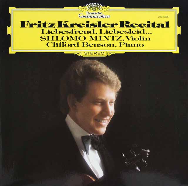 ミンツ/クライスラー・リサイタル　独DGG　3618　LP レコード