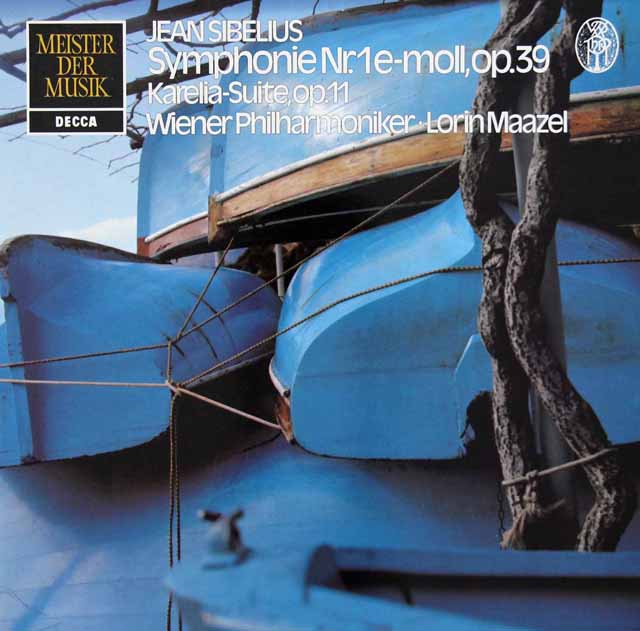 マゼールのシベリウス/交響曲第1番　独DECCA　3282　LP レコード