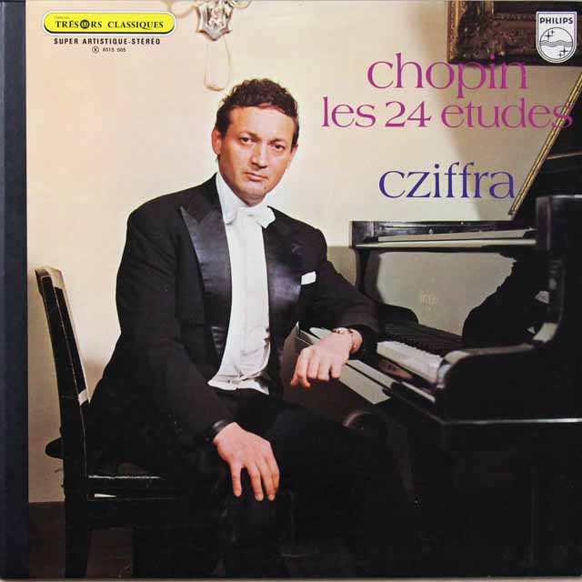 シフラのショパン/練習曲（作品10＆25）　蘭PHILIPS　3222　LP レコード