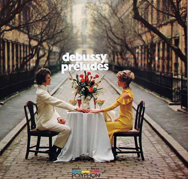 アースのドビュッシー/前奏曲集第1巻　独POLYPHON（DGG）　3498　LP レコード