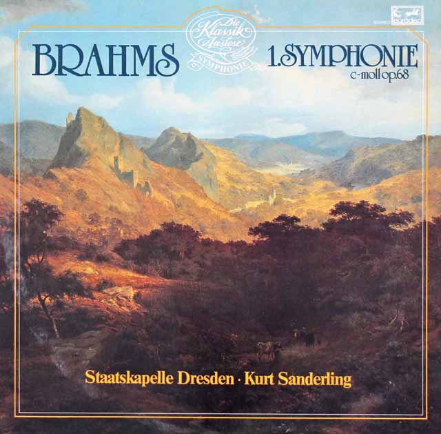 ザンデルリンクのブラームス/交響曲第1番　独eurodisc　3036　LP レコード