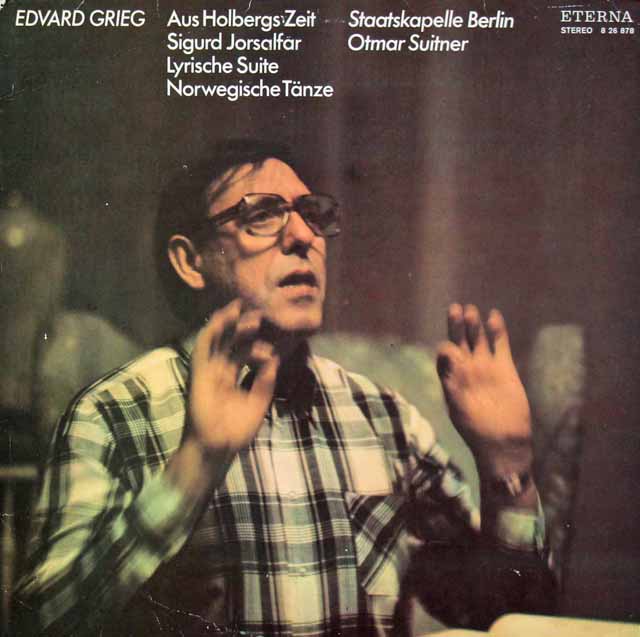 スウィトナーのグリーグ/組曲「ホルベアの時代から」ほか　独ETERNA　3736　LP レコード