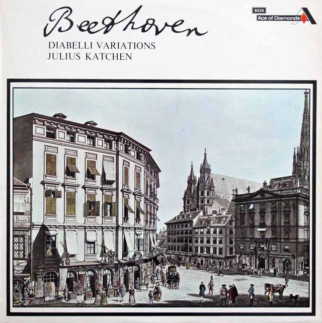 カッチェンのベートーヴェン/ディアベリ変奏曲　英Ace of Diamonds(DECCA)　3734　LP レコード