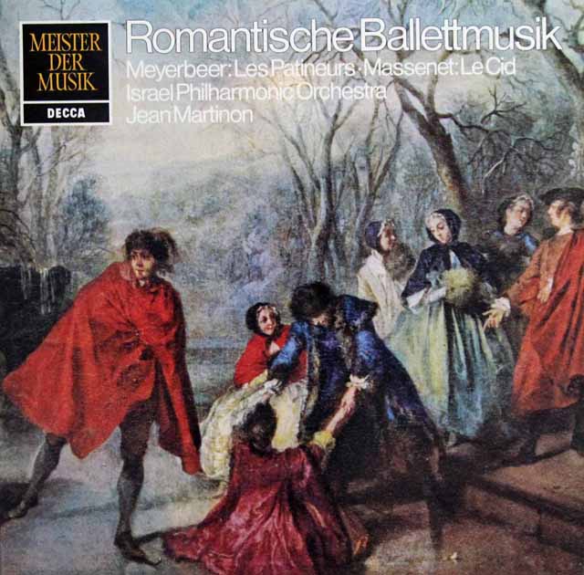 マルティノンのロマンティック・バレエ音楽　独DECCA　3033　LP レコード