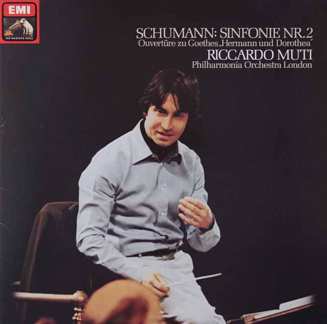 ムーティのシューマン/交響曲第2番ほか　独EMI　3898　LP レコード