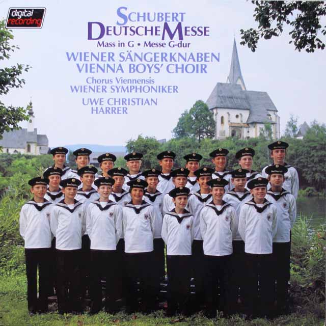 ウィーン少年合唱団のシューベルト/ミサ曲　独PHILIPS　2617　LP レコード