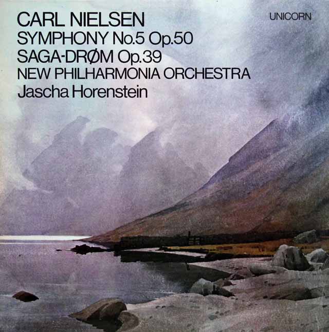 ホーレンシュタインのニールセン/交響曲第5番ほか　英UNICORN　3734　LP レコード