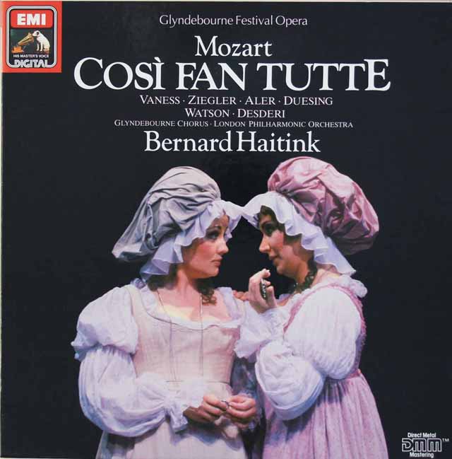 ハイティンクのモーツァルト/「コジ・ファン・トゥッテ」全曲　独EMI　3036　LP レコード